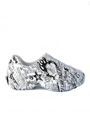 Dolce & Gabbana Men Cordless High Printed Sneakers - CS2113 AE101