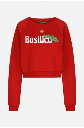 Dolce & Gabbana Women "Basilico" Sweatshirt - F9N26Z FU7DU