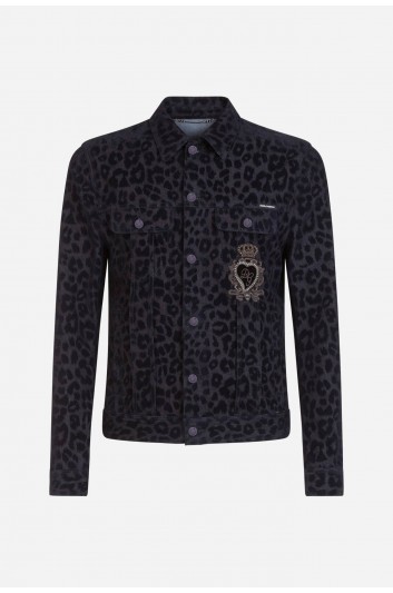 Dolce & Gabbana Men Animal Print Jacket - G9JC2Z G8CZ7