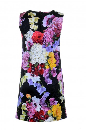 Dolce & Gabbana Vestido Medio  Flores Sin Mangas Mujer - F69B9T HSMW5