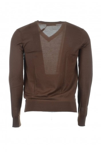 Dolce & Gabbana Men Cashmere V-Neck Pullover - GR218K F84EK