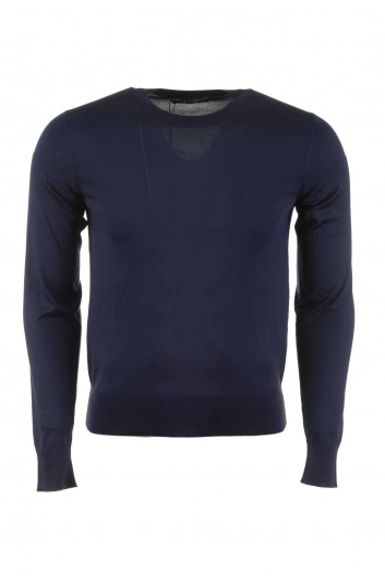 Dolce & Gabbana Men Silk Crewneck Pullover - GX825T JASKX