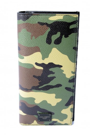 Dolce & Gabbana Men Camuflage Elongated Credit Card Holder - BP2573 AZ657