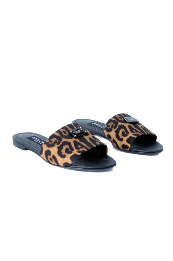 Dolce & Gabbana Sandalias Estampado Animal Mujer - CQ0540 B7068