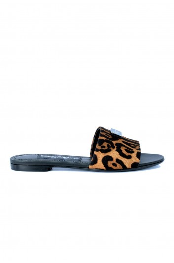 Dolce & Gabbana Sandalias Estampado Animal Mujer - CQ0540 B7068