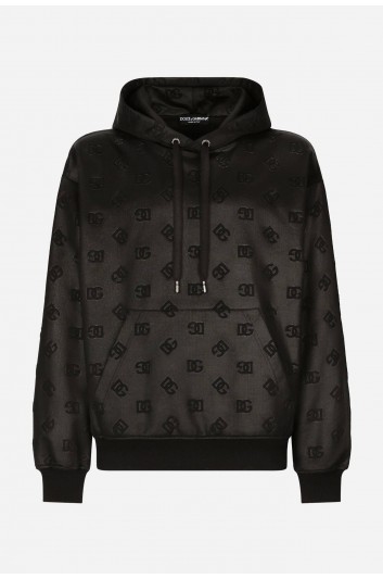 Dolce & Gabbana Men Hooded Logo Embroidered Sweatshirt - G9ZU0T FIM3V