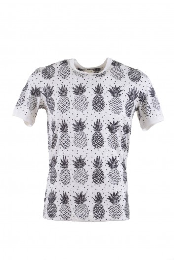 Dolce & Gabbana Men Ananas Short Sleeve T-shirt - G8GX8T FS7U0