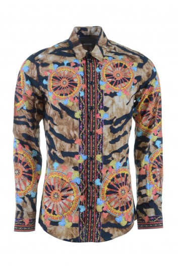 Dolce & Gabbana Camisa Tigre Manga Larga Hombre - I5EJ0T HP55J