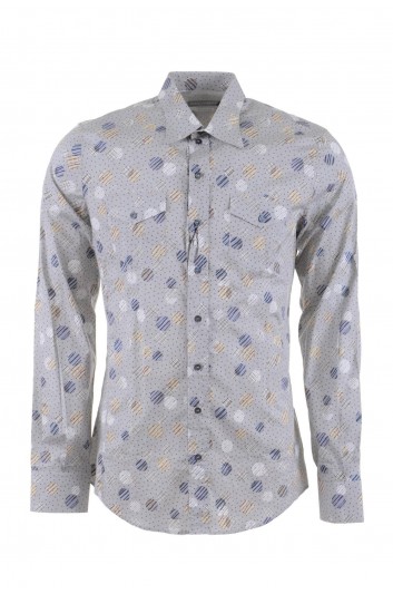 Dolce & Gabbana Camisa Estampada Manga Larga Hombre - G5CP8T FSEDF