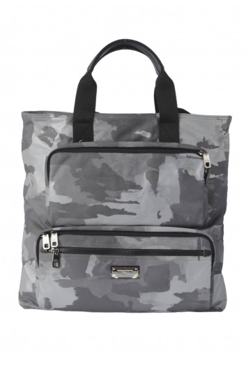 Dolce & Gabbana Bolso Tela Camuflaje Grande Hombre - BM1959 AO282