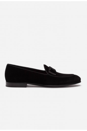 Dolce & Gabbana Men Velvet Loafers - A50274 A6808