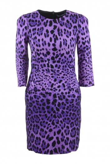 Dolce & Gabbana Women Animal Print Mid-Length Dress - F6E7FT FSATW