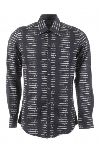 Dolce & Gabbana Camisa Espadas Manga Larga Hombre - G5CJ7T FS5QL