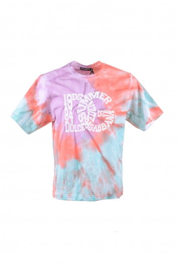 Dolce & Gabbana Camiseta Manga Corta Tye & Dye Hombre - G8ON2T G7C8W