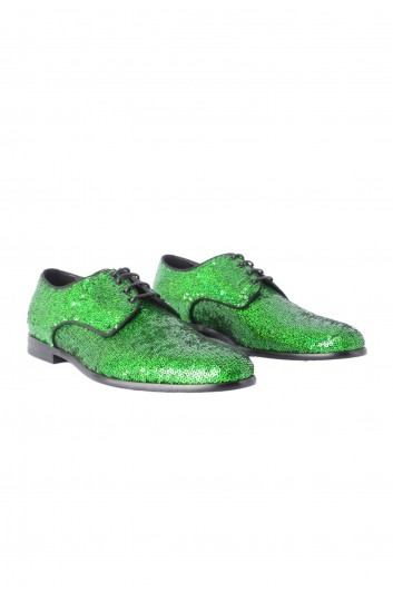 Dolce & Gabbana Men Sequins Laced Shoe - A10704 CY409