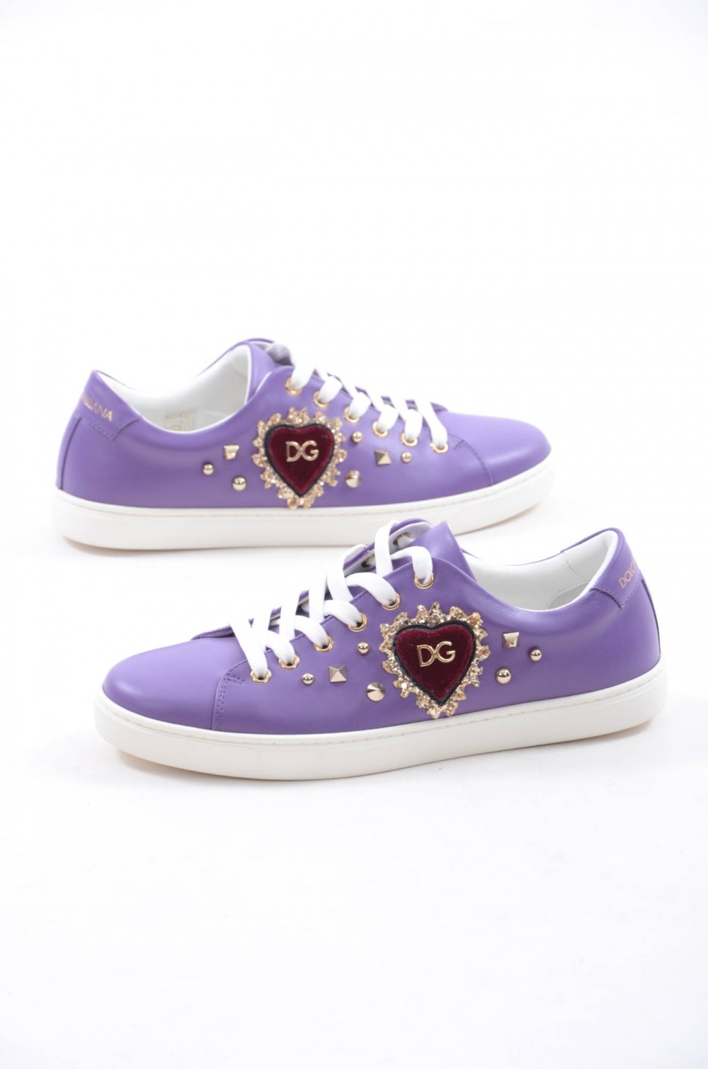 purple dolce and gabbana shoes