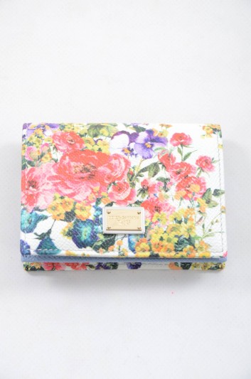 Dolce & Gabbana Women Leather Flowers Cardholder - BI1643 AC852